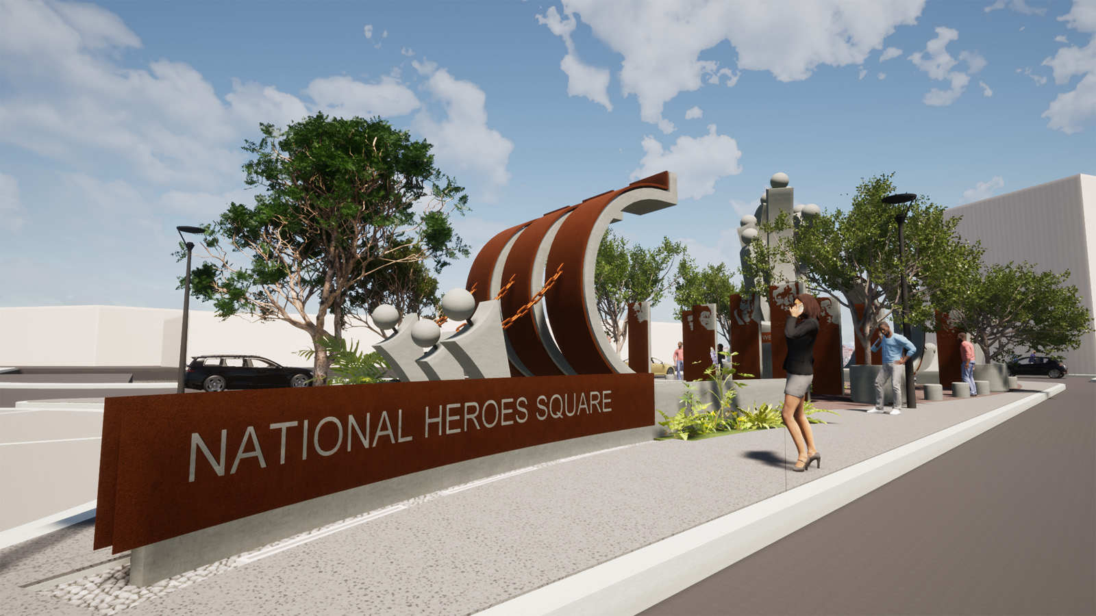 NATIONAL HEROES SQUARE MONUMENT